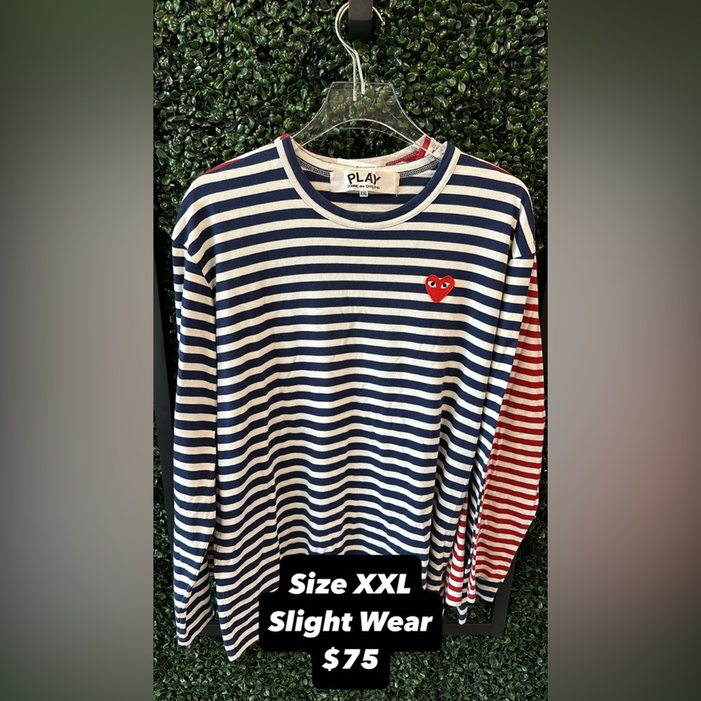 Striped Navy and White Kids Shirt